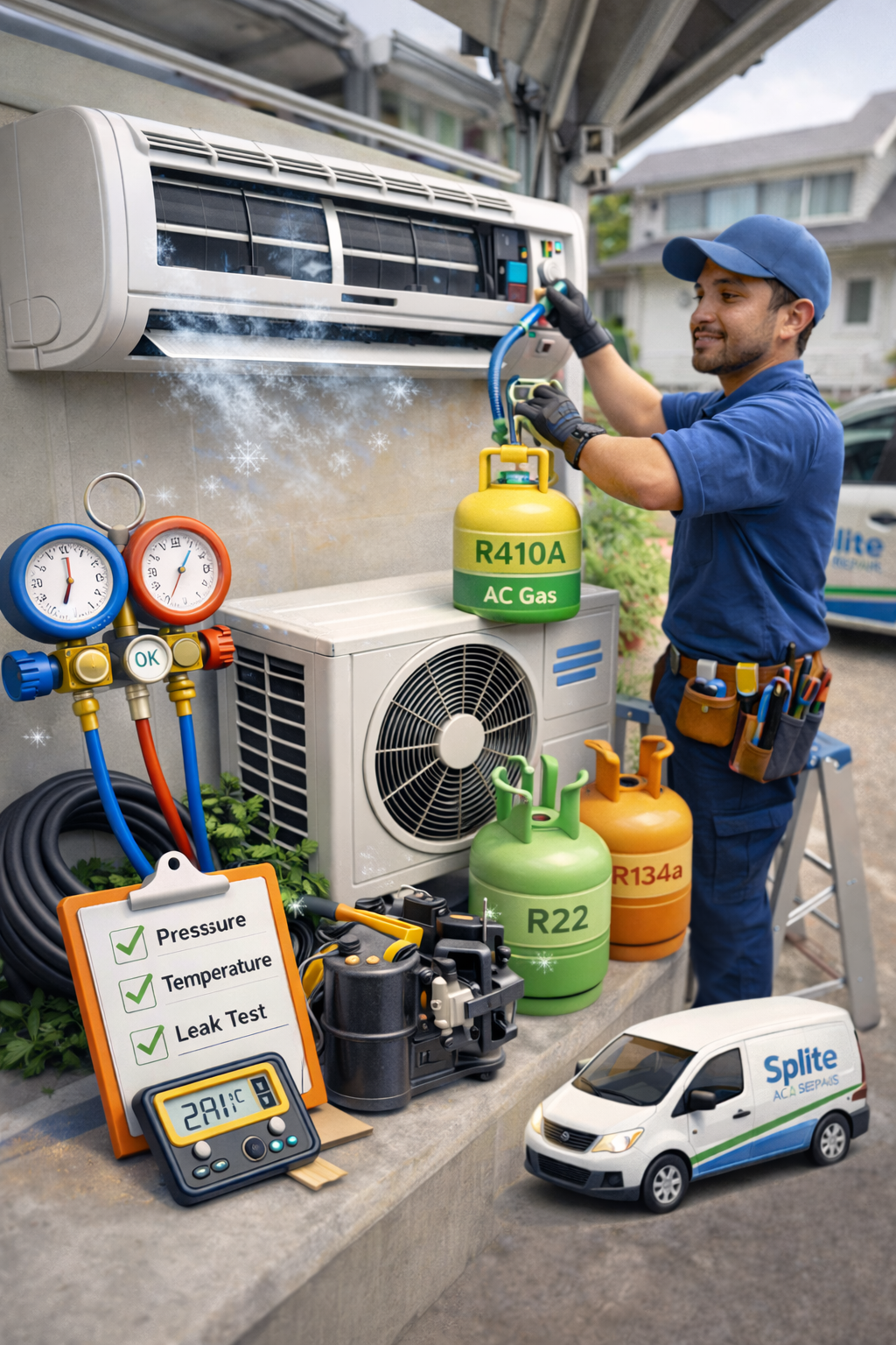 Gas Refill & Check-Up